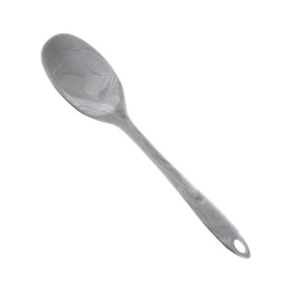 grey marbled spoon.