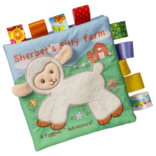 sherbet lamb soft book on a white background