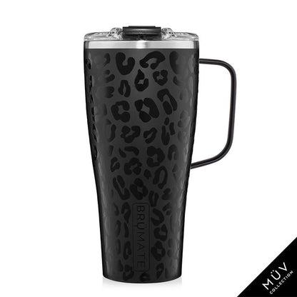 onyx leopard toddy xlarge on a white background