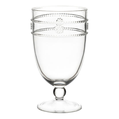 isabella acrylic goblet on a white background