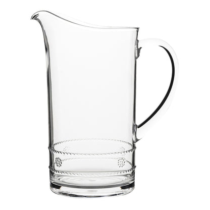 isabella acrylic pitcher on a white background