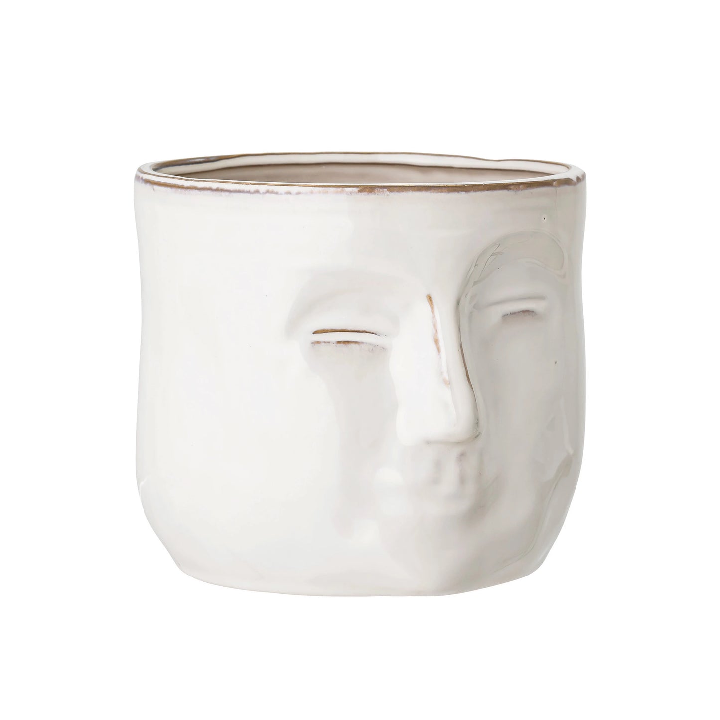 angled view of the face planter on a white background