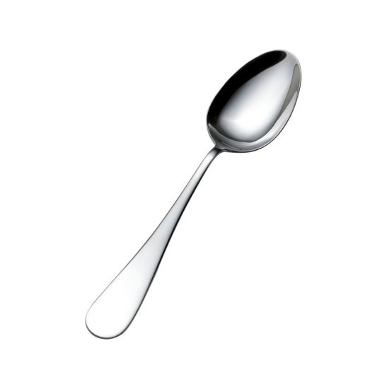 serving spoon on a white background