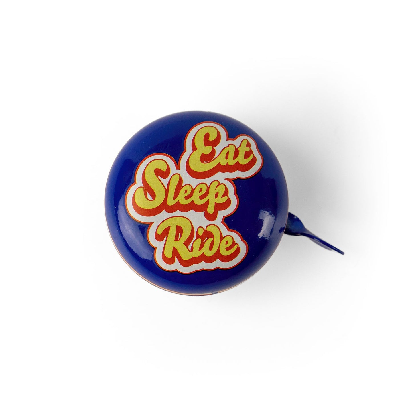 eat sleep ride bicycle bell on a white background