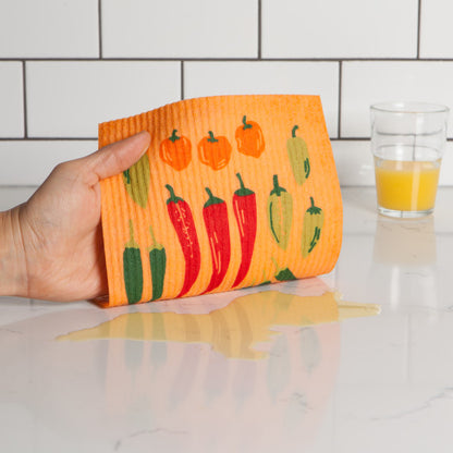 Now Designs - Ecologie Swedish Dish Cloth, Oranges – Kitchen Store & More