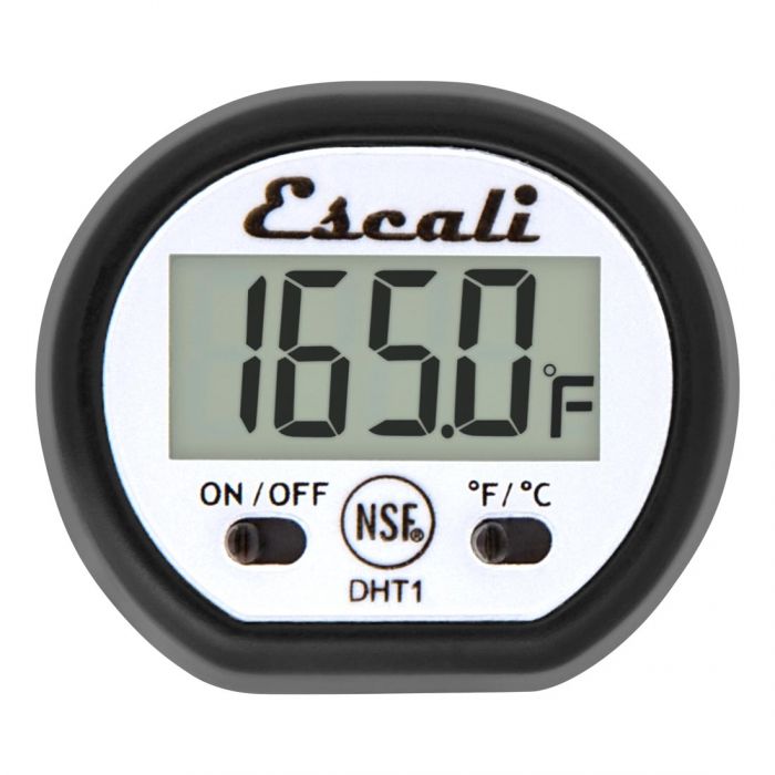 the front face view of the digital pocket thermometer on a white background