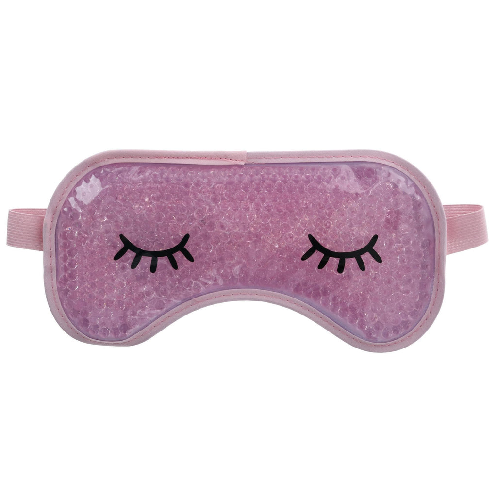 pink gel eye mask on a white background