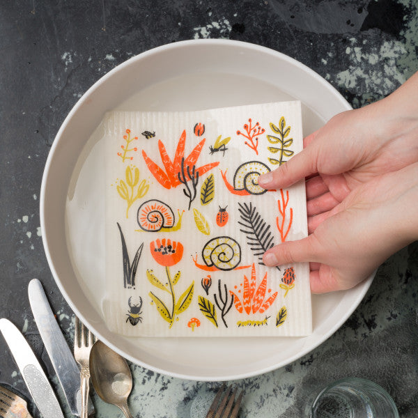  Now Designs Ecologie by Danica Swedish Sponge Reusable Shaped  Dishcloth Tulips, Set of 3 : Everything Else