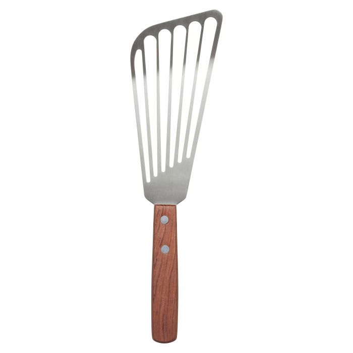 the fish spatula on a white background