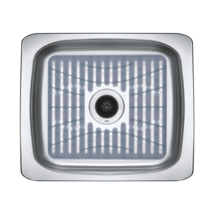 sink mat in sink with center drain.