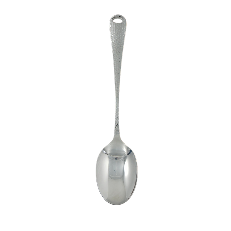the lafayette serving spoon on a brown background