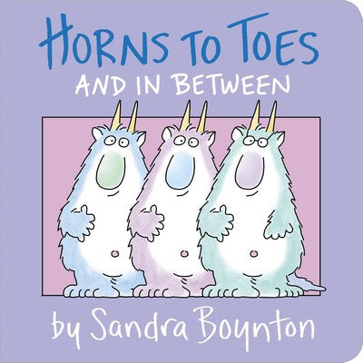cover of book has three animals with horns and toes, title and author's name