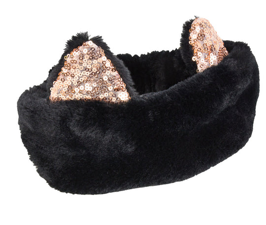 kitty face wash headband on a white background