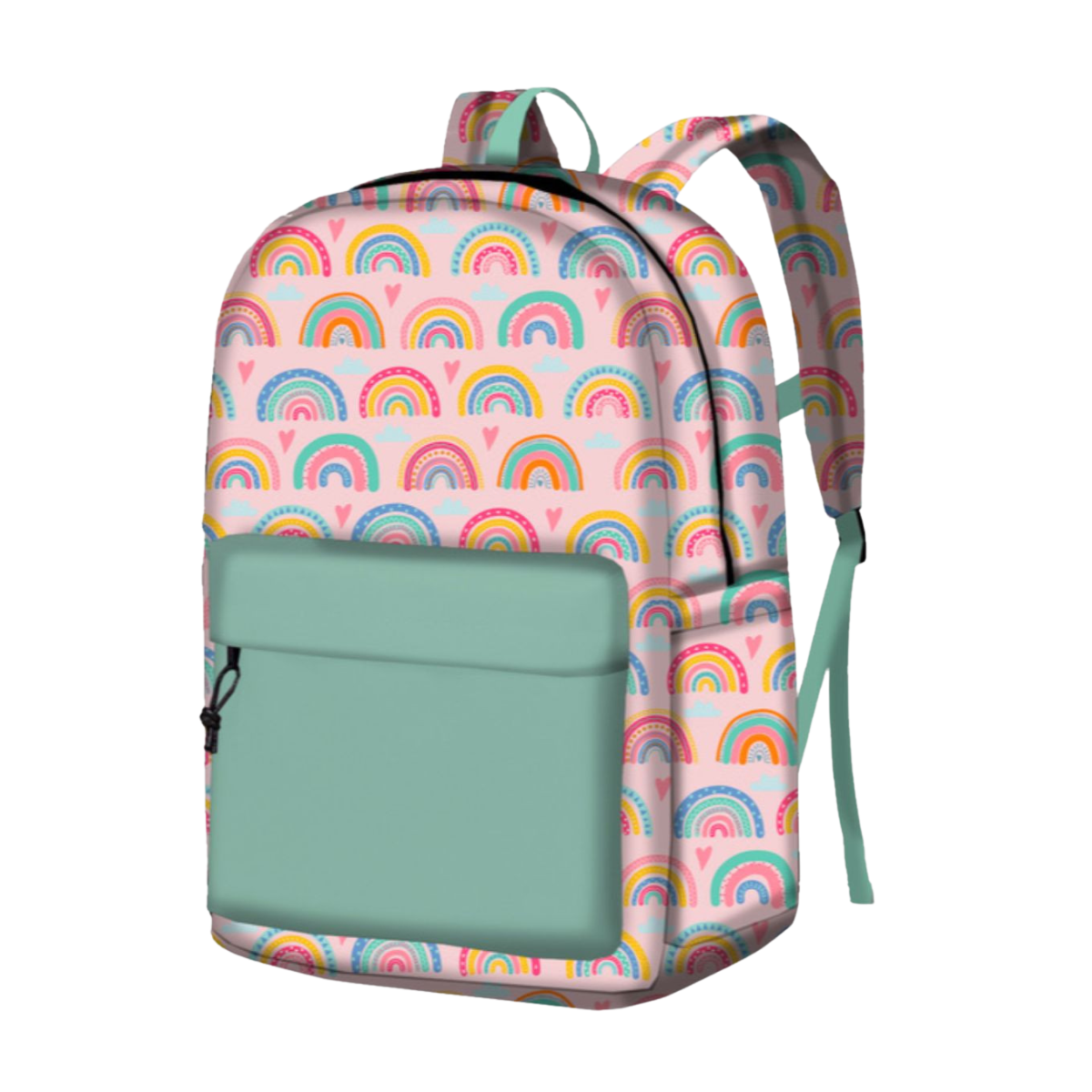 brighter days kids backpack on a white background