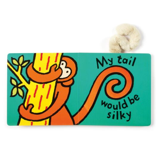 illustration of if i were a monkey board book on a white background