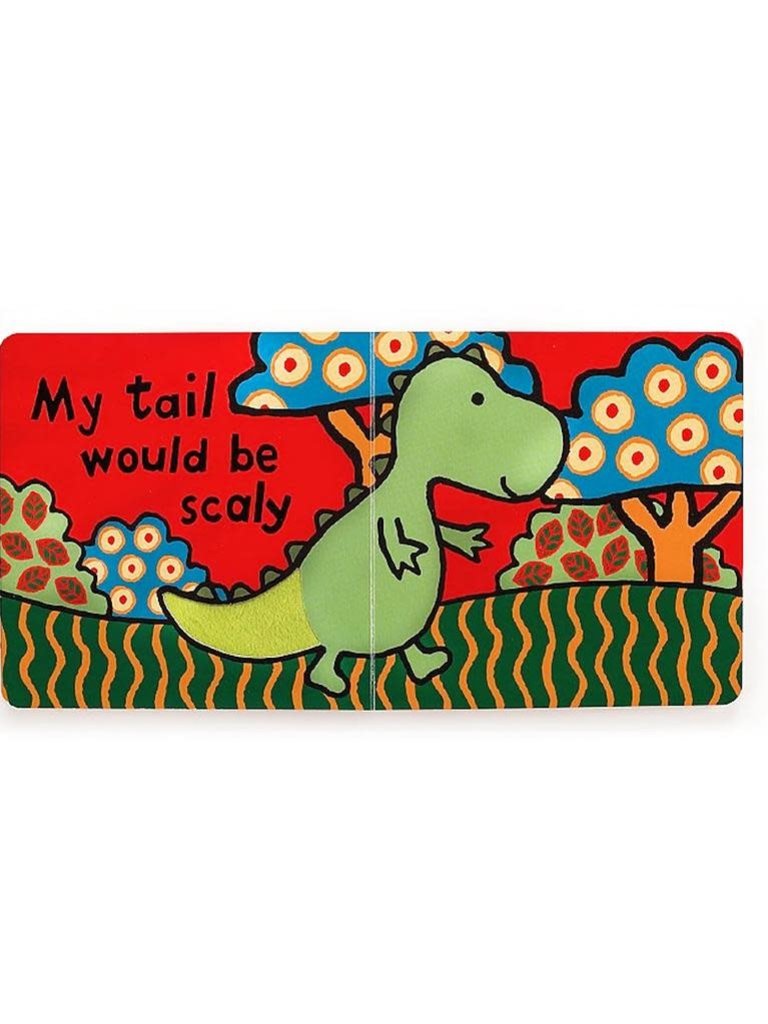 illustration of if i were a dinosaur board book on a white background