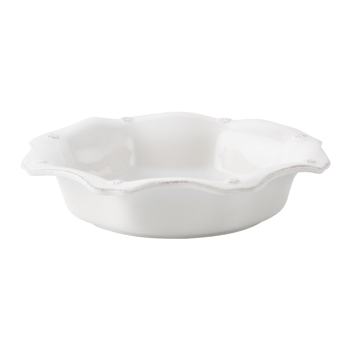 berry and thread pasta bowl on a white background