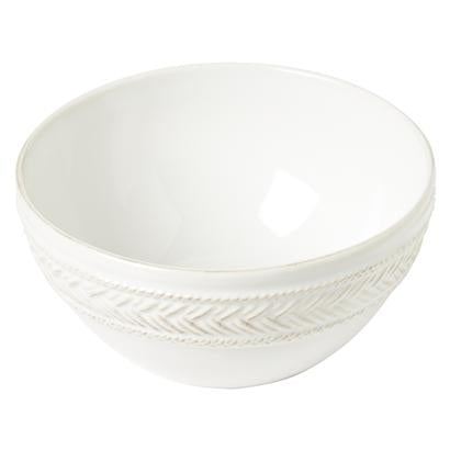 angled view of the le panier cereal bowl on a white background