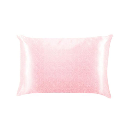 staycation silky satin pillowcase on a white background