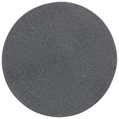 charcoal disko placemat on a white background