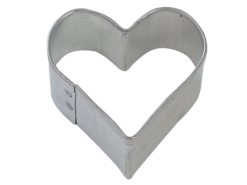 heart shaped metal cookie cutter.