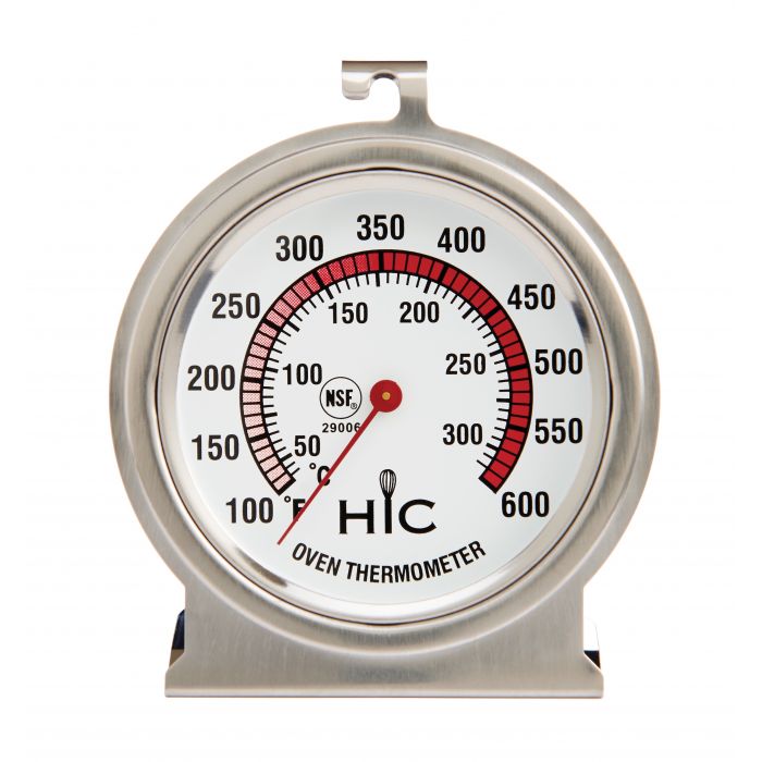 the large face oven thermometer on a white background