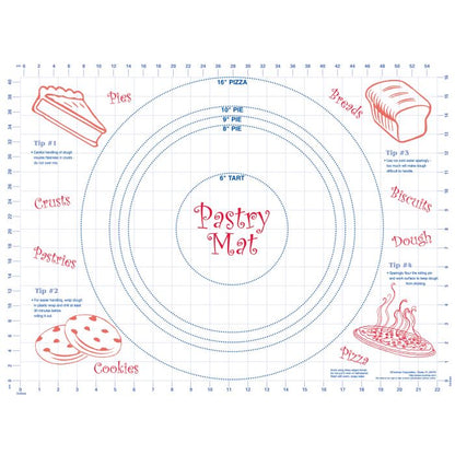 the kitchen helper pastry mat on a white background
