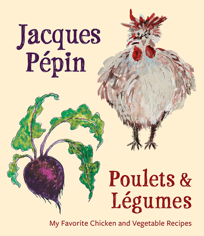 front cover of book with graphics of a chicken, turnip, title, authors name