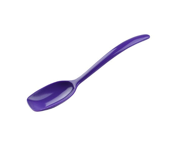 violet mini solid spoon on a white background