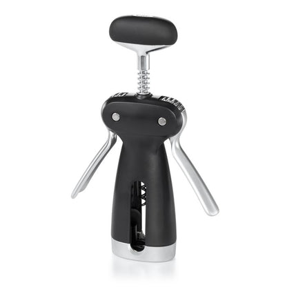 corkscrew with arms open.