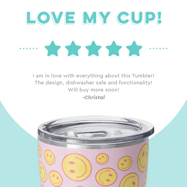 5 star review of mug stating "love my cup!"