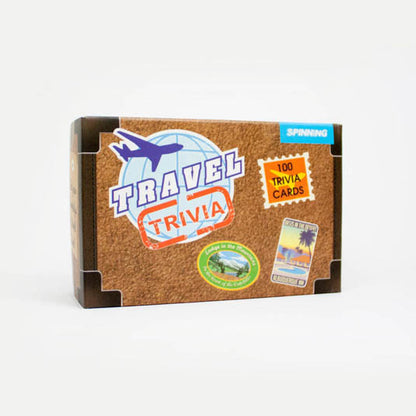 the travel trivia package on a white background