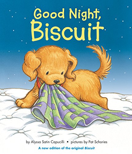 front cover of book with a puppy holding a blanket it its mouth, title, authors name, and illustrators name