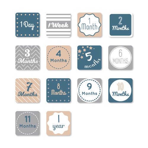 fourteen tags displayed on a white background