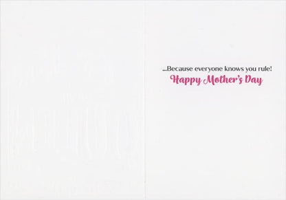 inside of card is white with text described in description 
