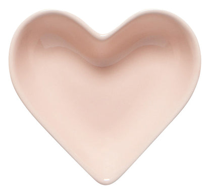 light pink pinch bowl on a white background