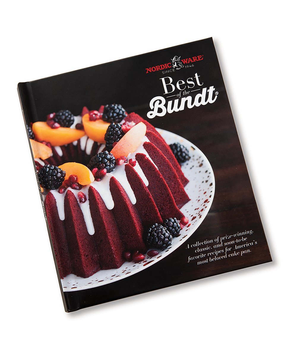best of the bundt cook book with picture of red velvet bundt on cover.