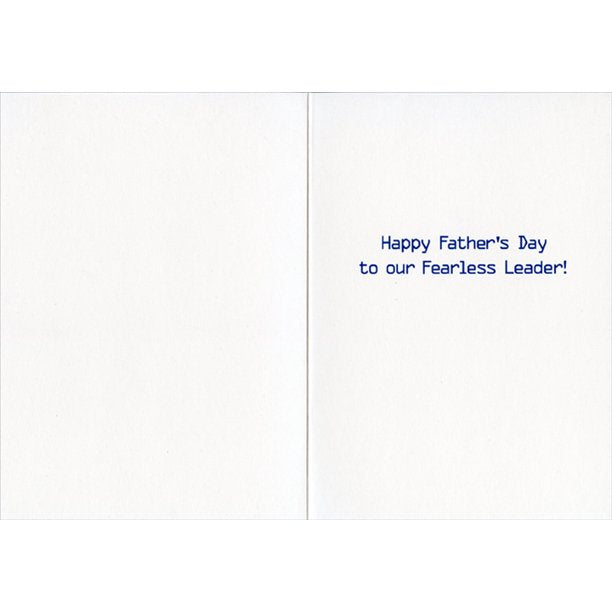 inside view of card is white with dark blue text