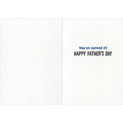 inside view of card is white with blue and black text listed in the description